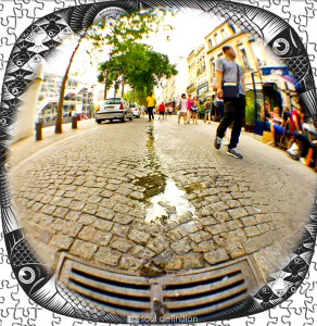 Paris, fisheye