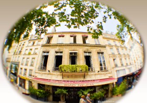Paris, fisheye