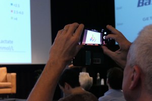 Mobile taking a photo